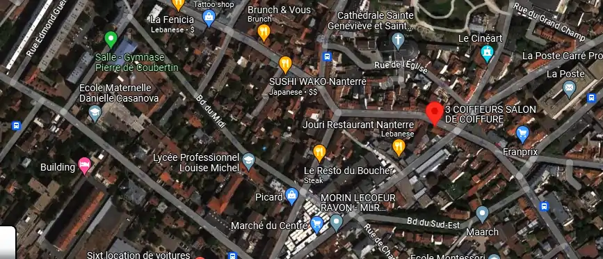 Salon de coiffure à Nanterre