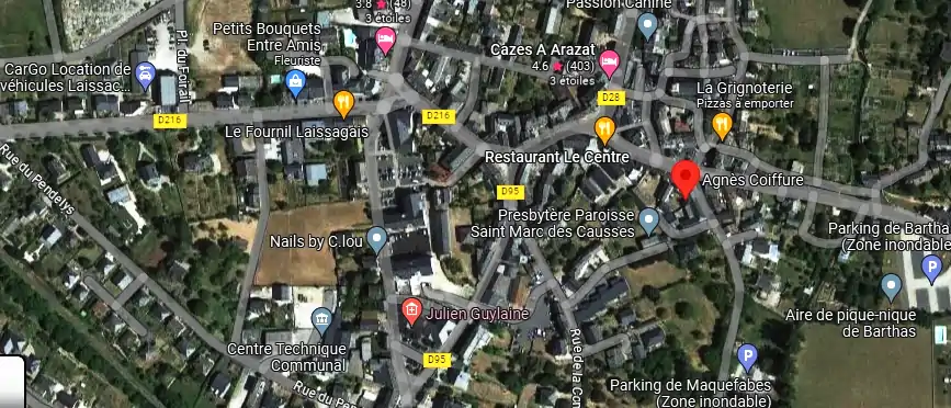 Salon de coiffure à Laissac-Sévérac l'Église