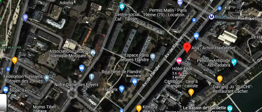 Salon de coiffure à Paris