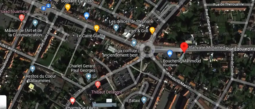 Salon de coiffure à Sallaumines