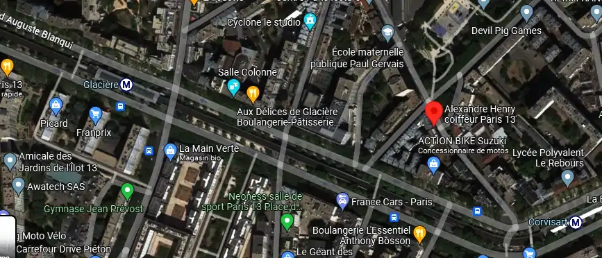 Salon de coiffure à Paris