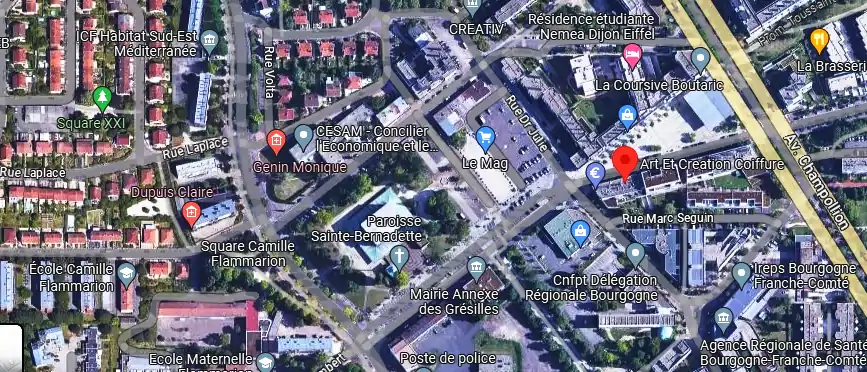 Salon de coiffure à Dijon