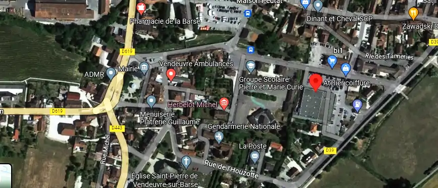 Salon de coiffure à Vendeuvre-sur-Barse