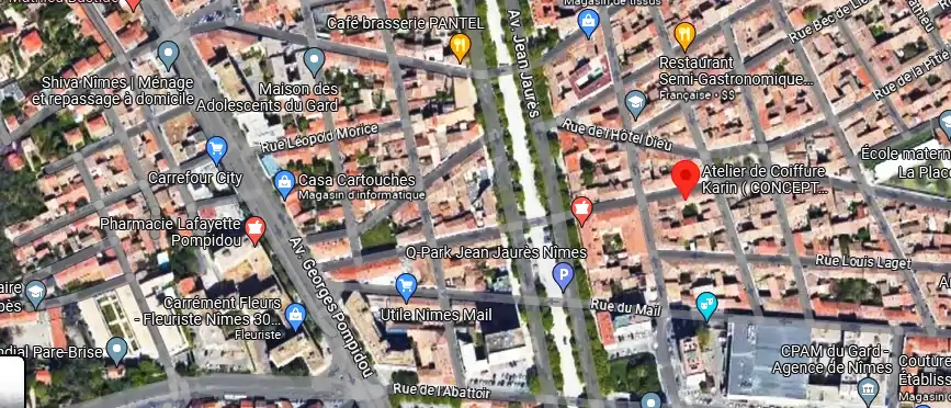 Salon de coiffure à Nîmes