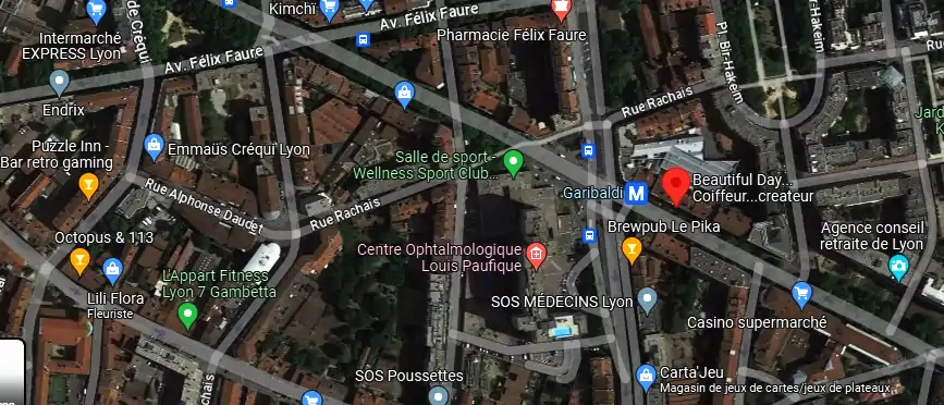 Salon de coiffure à Lyon