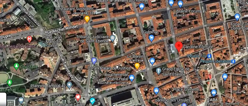 Salon de coiffure à Saint-Étienne