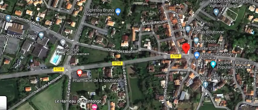 Salon de coiffure à Tonnay-Boutonne