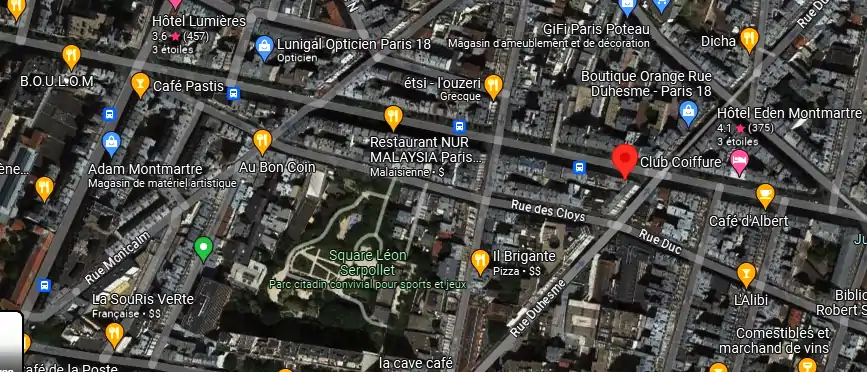 Salon de coiffure à Paris