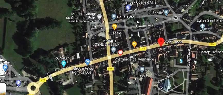 Salon de coiffure à Cosne-d'Allier