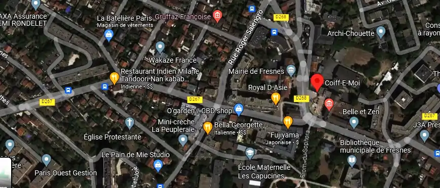 Salon de coiffure à Fresnes
