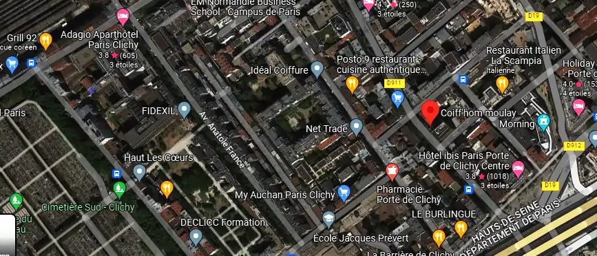 Salon de coiffure à Clichy