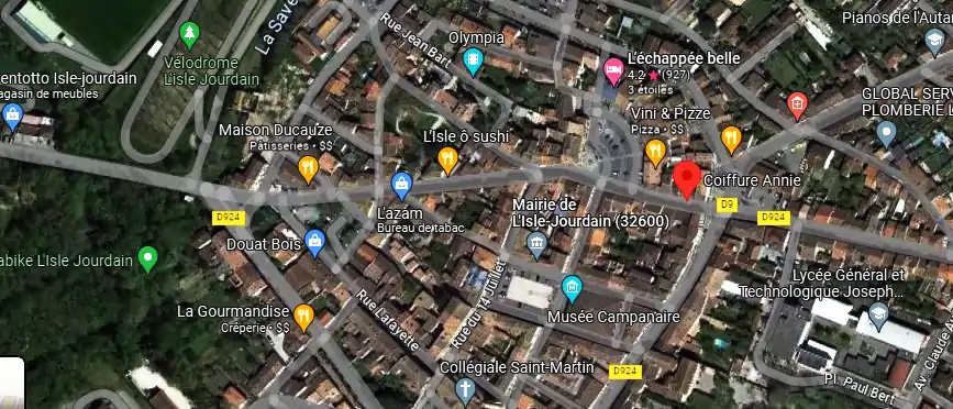 Salon de coiffure à L'Isle-Jourdain