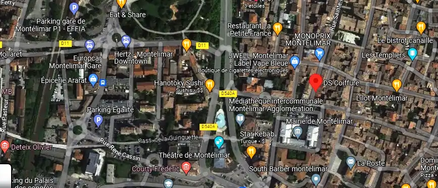 Salon de coiffure à Montélimar