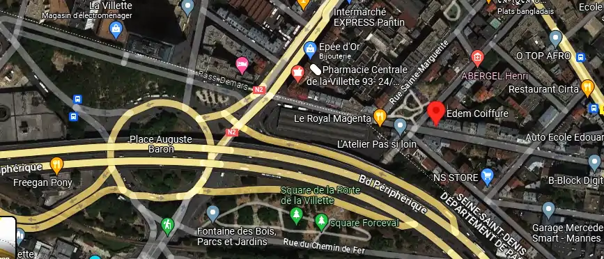 Salon de coiffure à Pantin