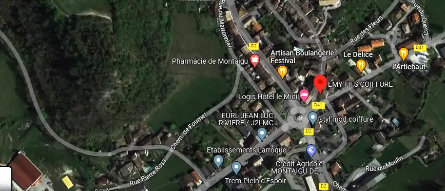 Salon de coiffure à Montaigu-de-Quercy