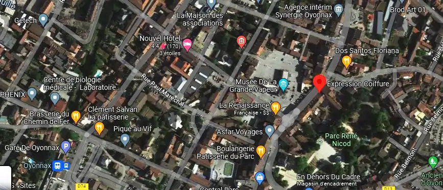 Salon de coiffure à Oyonnax