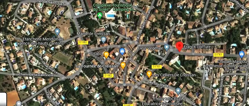 Salon de coiffure à Creissan