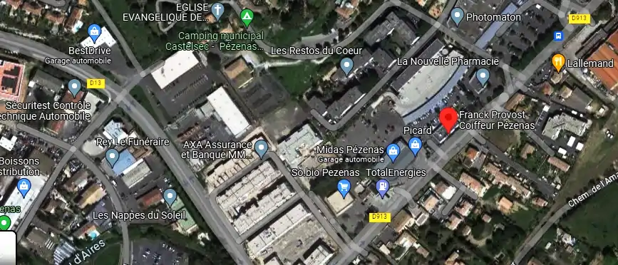 Salon de coiffure à Pézenas
