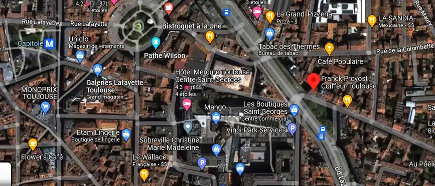 Salon de coiffure à Toulouse