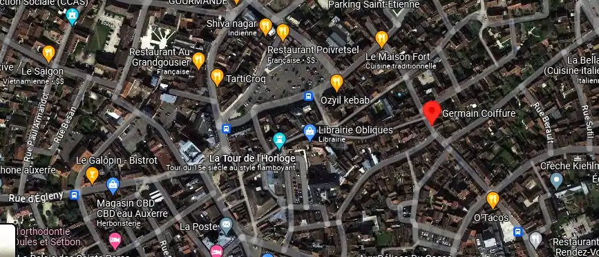 Salon de coiffure à Auxerre