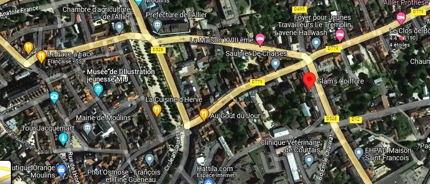 Salon de coiffure à Moulins