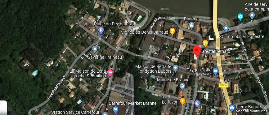 Salon de coiffure à Branne