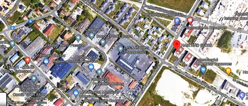 Salon de coiffure à Bezannes