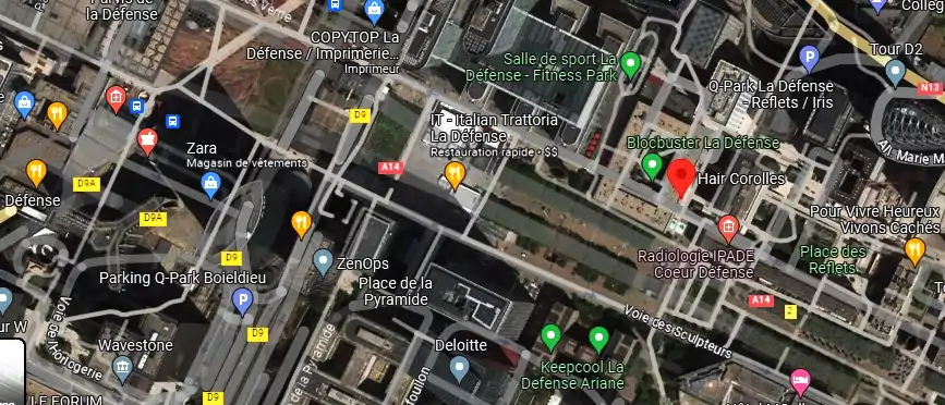 Salon de coiffure à Courbevoie