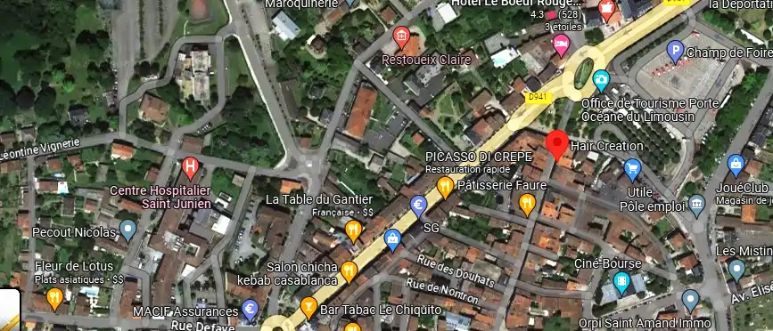 Salon de coiffure à Saint-Junien