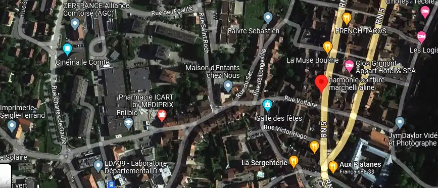Salon de coiffure à Poligny