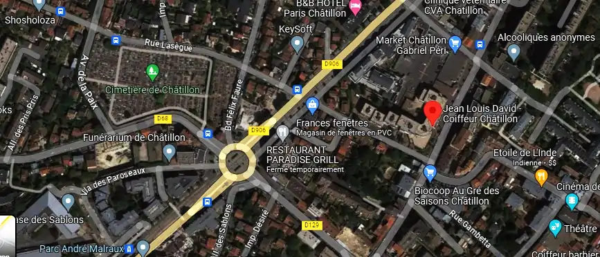 Salon de coiffure à Châtillon