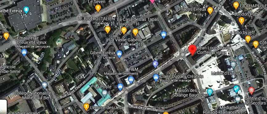 Salon de coiffure à Évreux