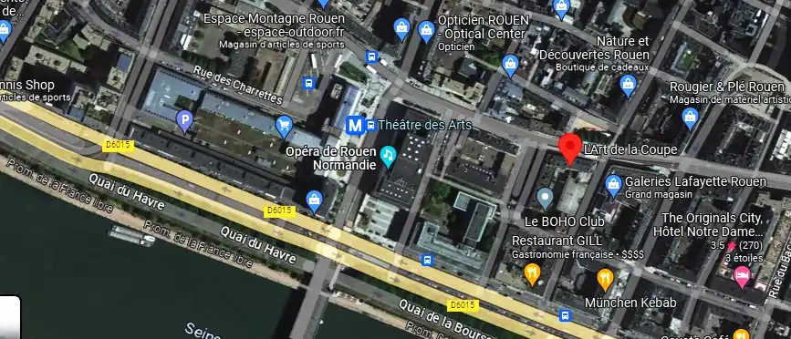 Salon de coiffure à Rouen