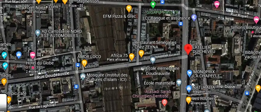 Salon de coiffure à Paris