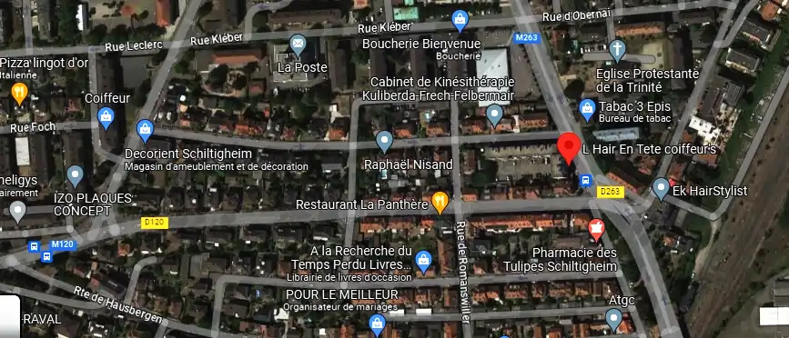 Salon de coiffure à Schiltigheim