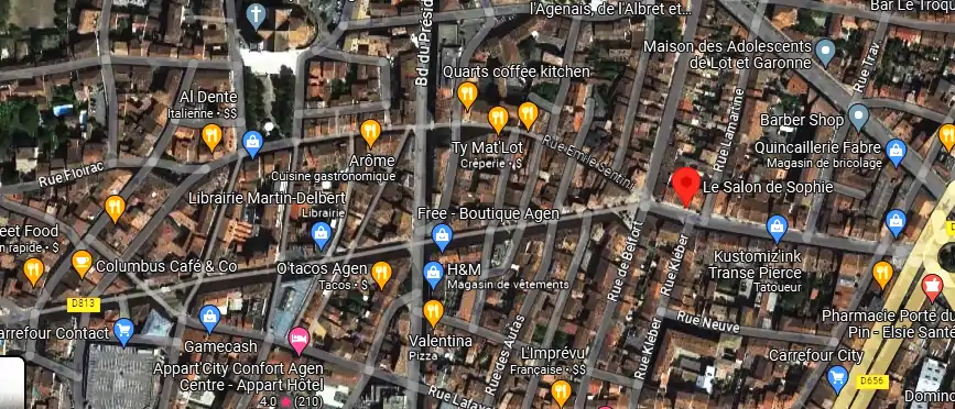Salon de coiffure à Agen