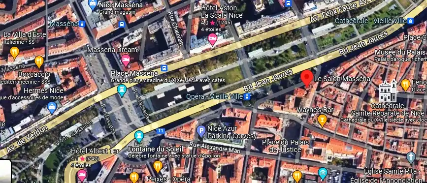 Le Salon Masséna à Nice
