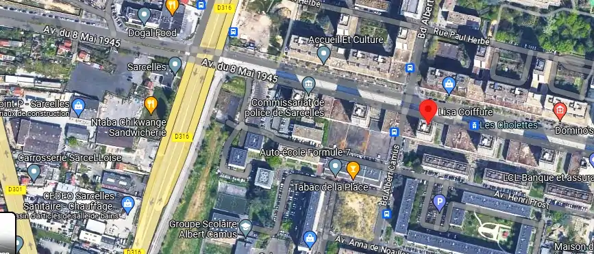 Salon de coiffure à Sarcelles