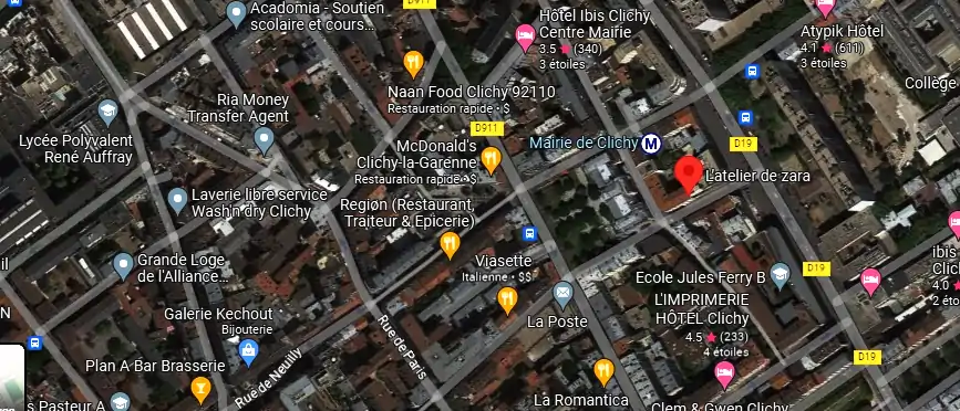 Salon de coiffure à Clichy