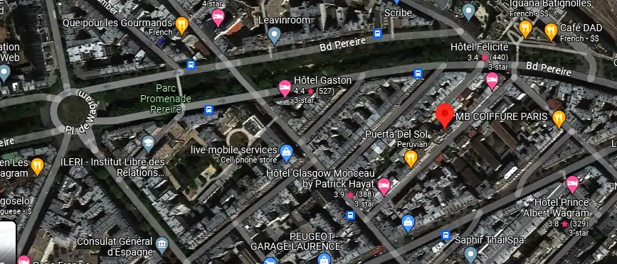 Salon de coiffure à Paris