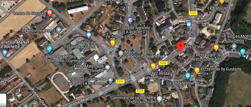 Salon de coiffure à Valgelon-La Rochette