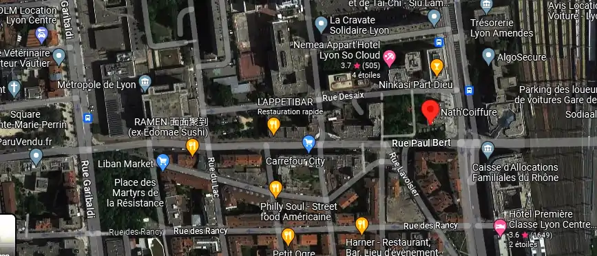 Salon de coiffure à Lyon
