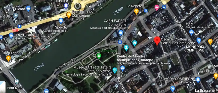 Salon de coiffure à Compiègne