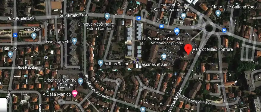 Salon de coiffure à Décines-Charpieu