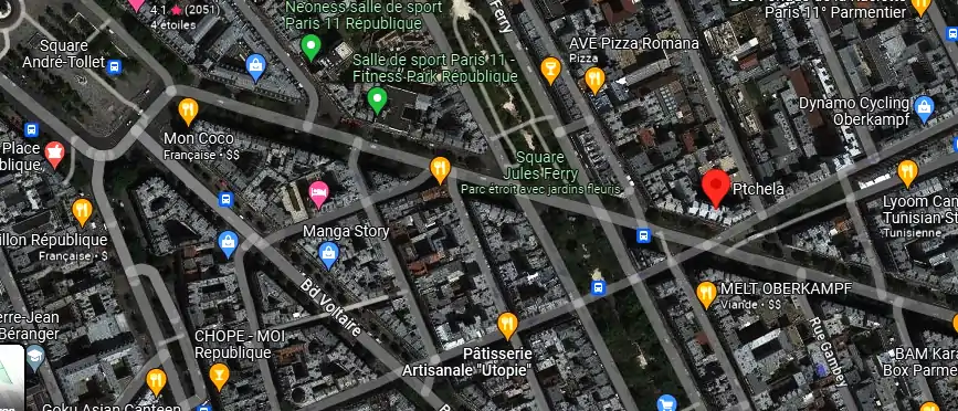 Salon de coiffure à Paris