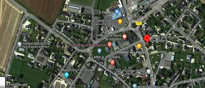 Salon de coiffure à Plouénan