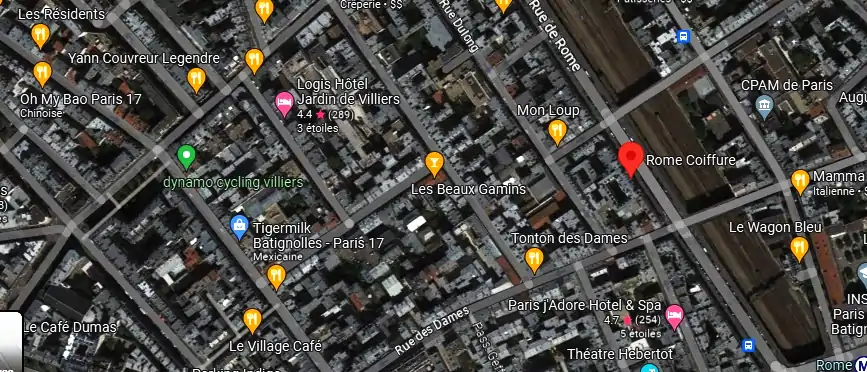 Salon de coiffure à Paris