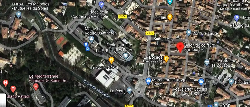 Salon de coiffure à La Roque-d'Anthéron