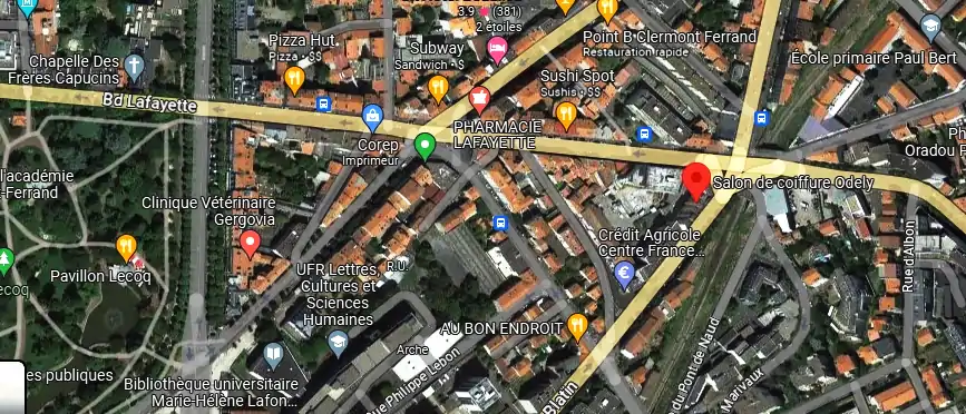 Salon de coiffure à Clermont-Ferrand