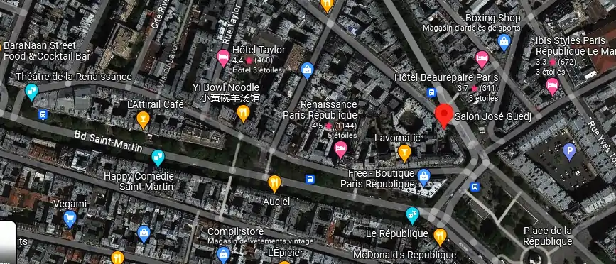 Salon de coiffure à Paris